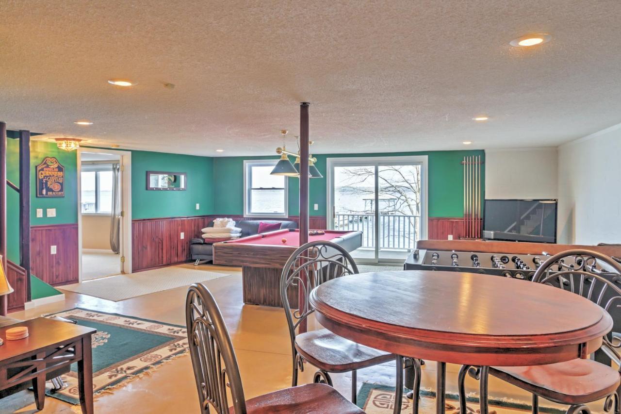 Waterfront Seneca Lake House Fire Pit And Boat Dock Geneva Exterior foto